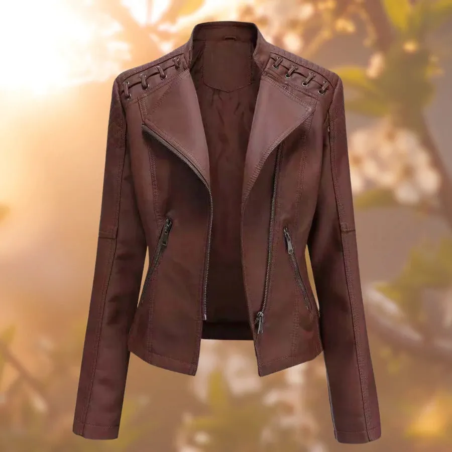 Nica - Veste en cuir femme