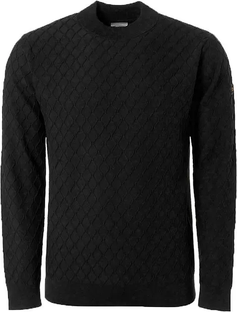 No Excess Pull Jacquard Knitted Noir 21210819-020 commander 