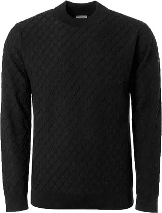 No Excess Pull Jacquard Knitted Noir 21210819-020 commander 