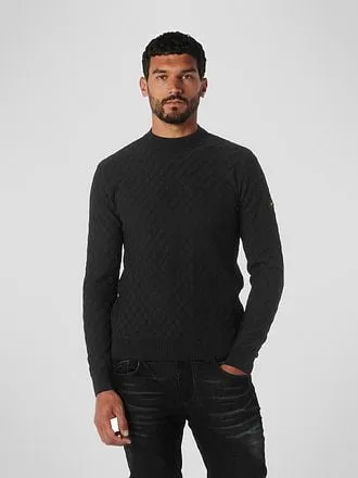 No Excess Pull Jacquard Knitted Noir 21210819-020 commander 