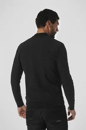 No Excess Pull Jacquard Knitted Noir 21210819-020 commander 