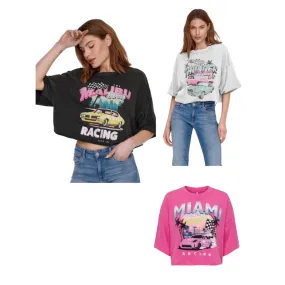 Only Tee Shirt Lucy 15290548 Malibu Miami