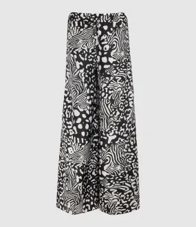 OUD Partager  Pantalon Axel Noir Blanc  