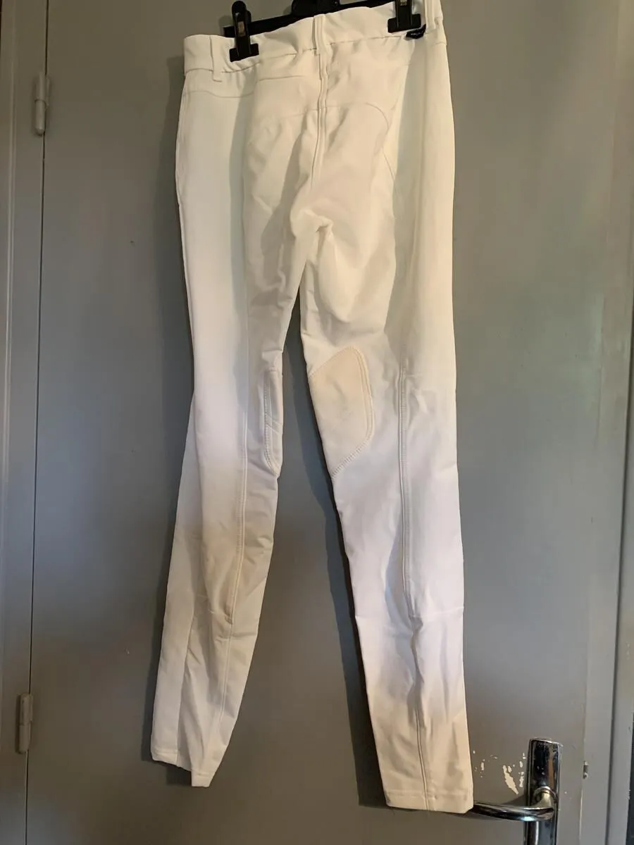 Pantalon blanc neuf Fouganza