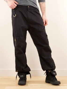 Pantalon cargo Aleshanee, Noir