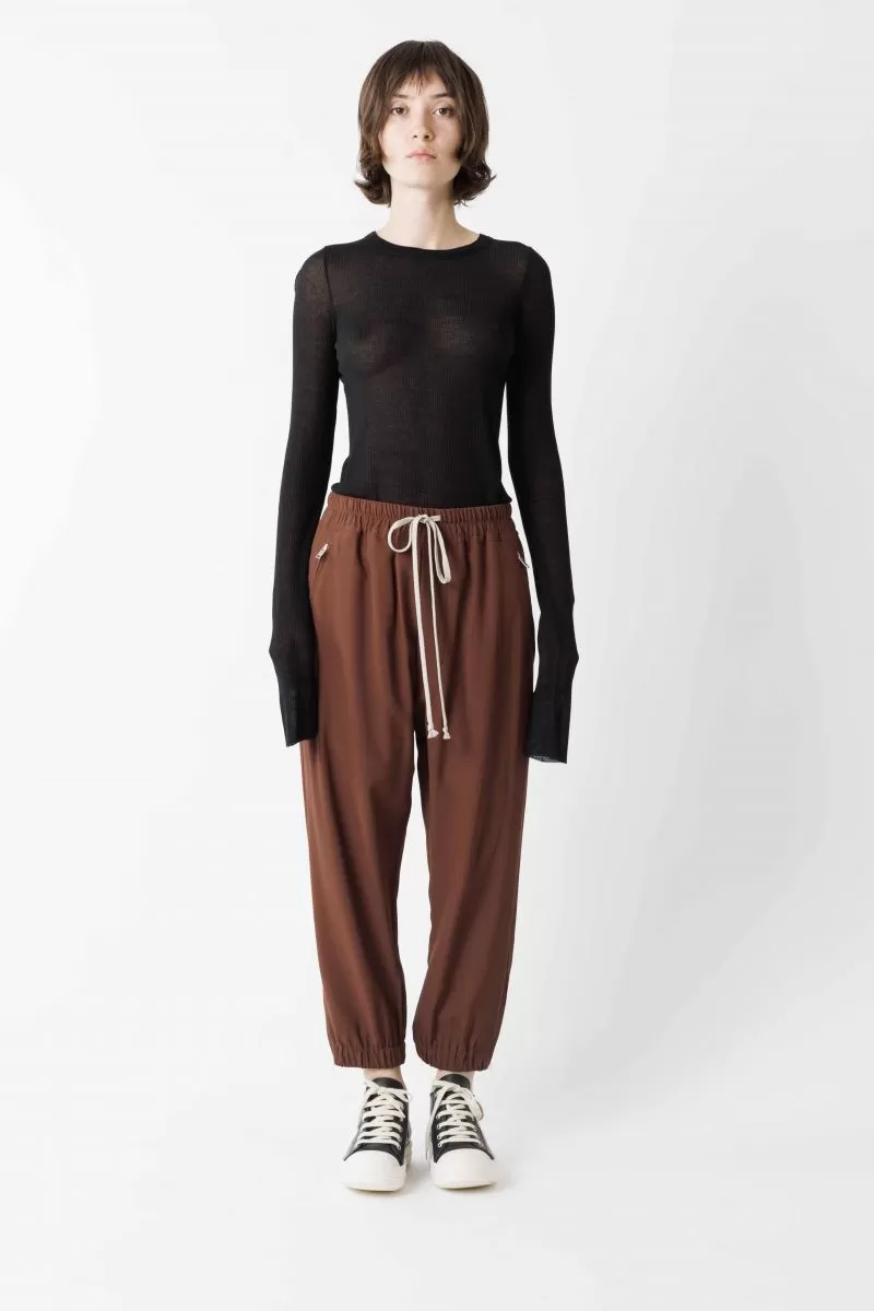 Pantalon court ajustée cheville macassar
