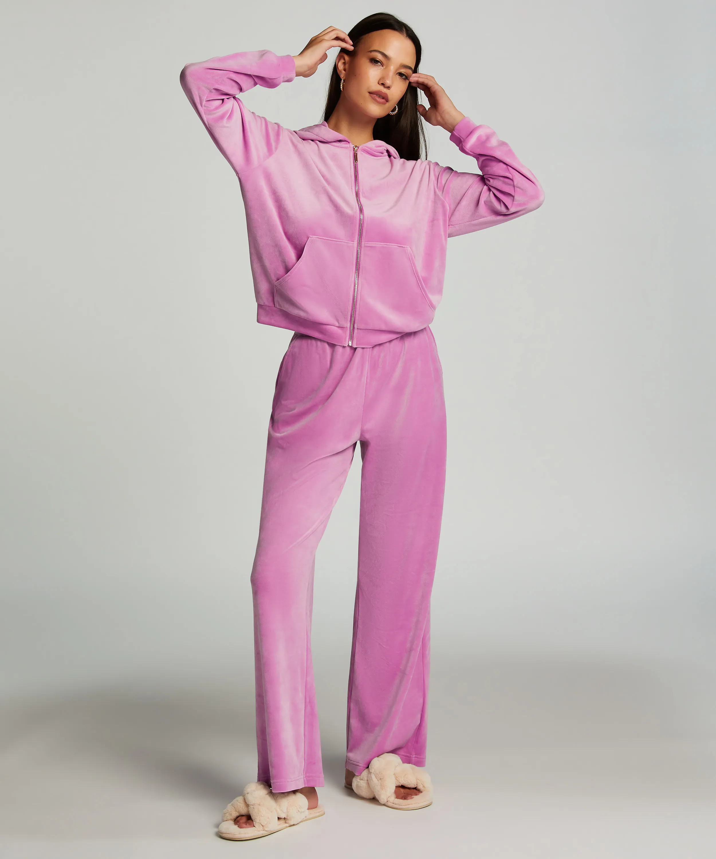Pantalon de pyjama velours