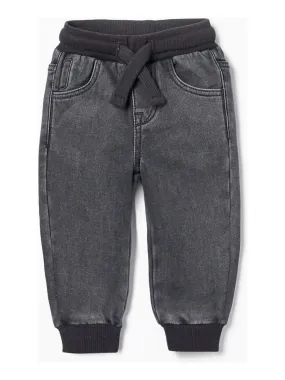 Pantalon de sport en jean pour bébé garçon  Skater's’ Dictionary - Vert