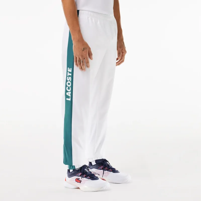 PANTALON DE SURVÊTEMENT LACOSTE TENNIS SPORTSUIT LÉGER BLANC