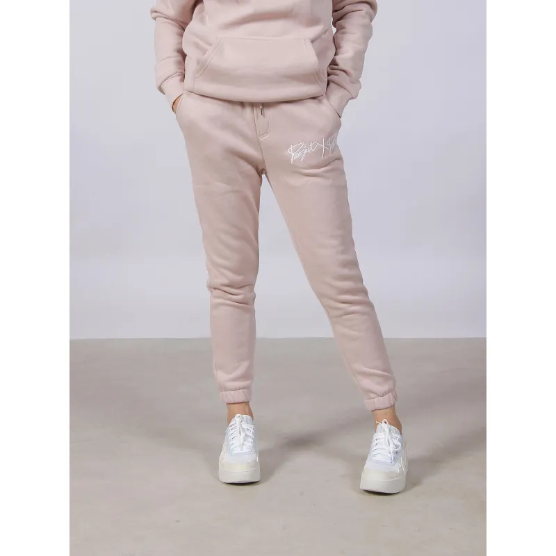 Pantalon de survêtement essential bordeaux femme - Puma | wimod