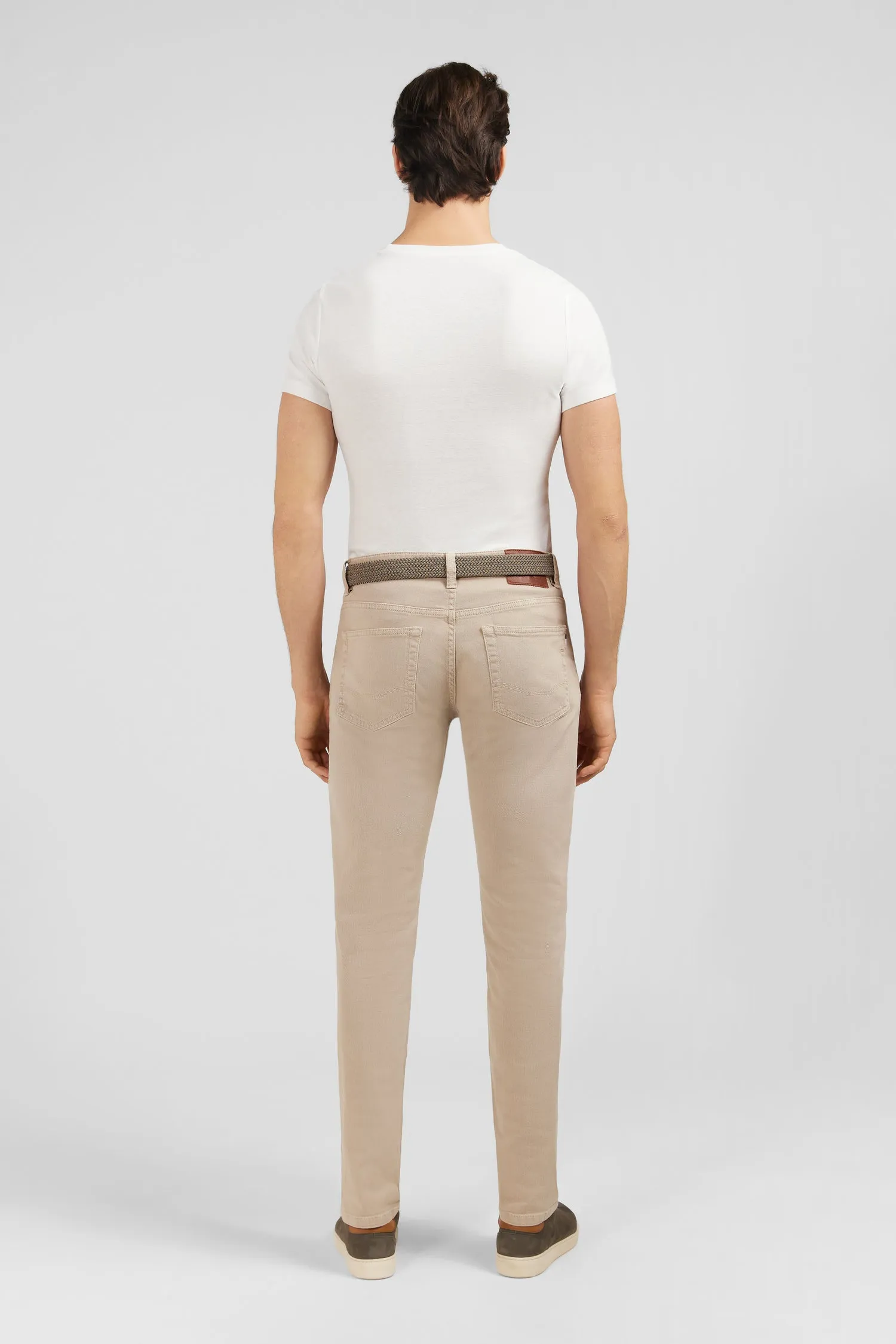 Pantalon droit beige