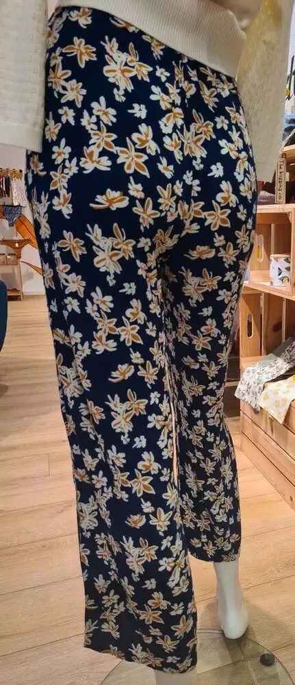 Pantalon en crêpe de viscose Agathe et Louise