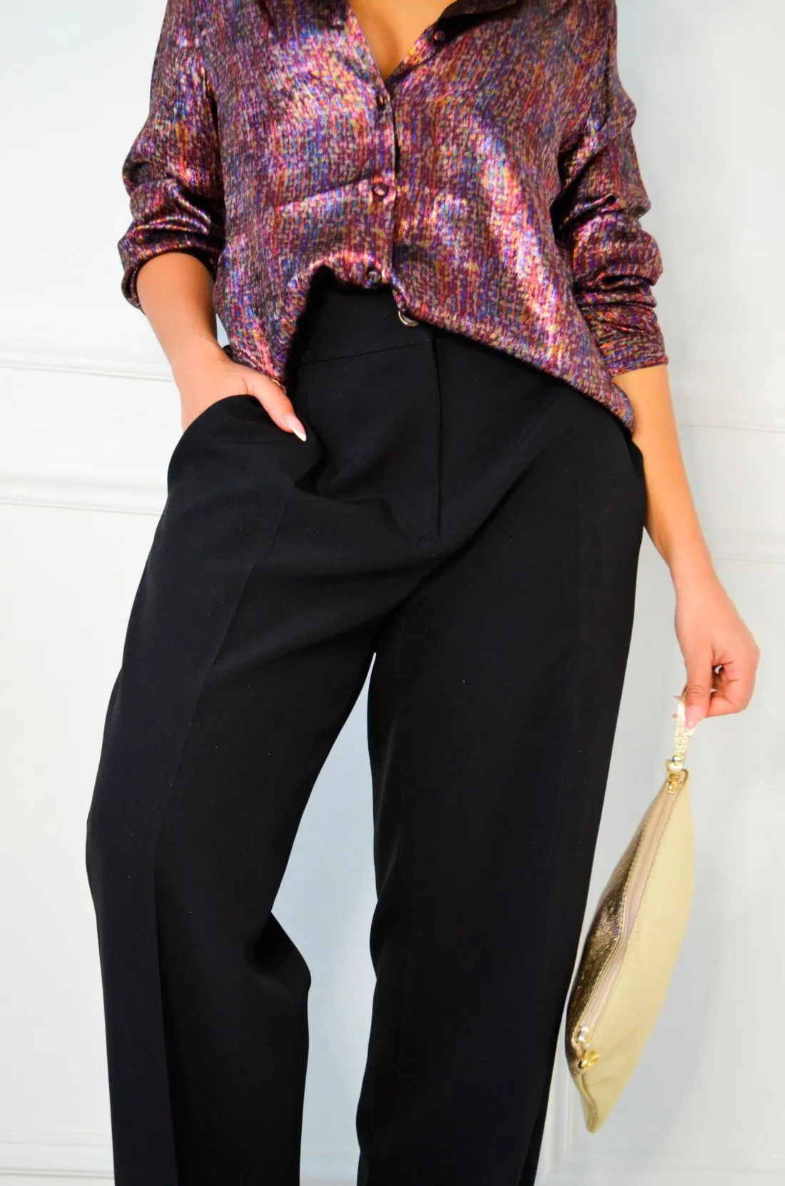Pantalon Fluide Noir SALOME