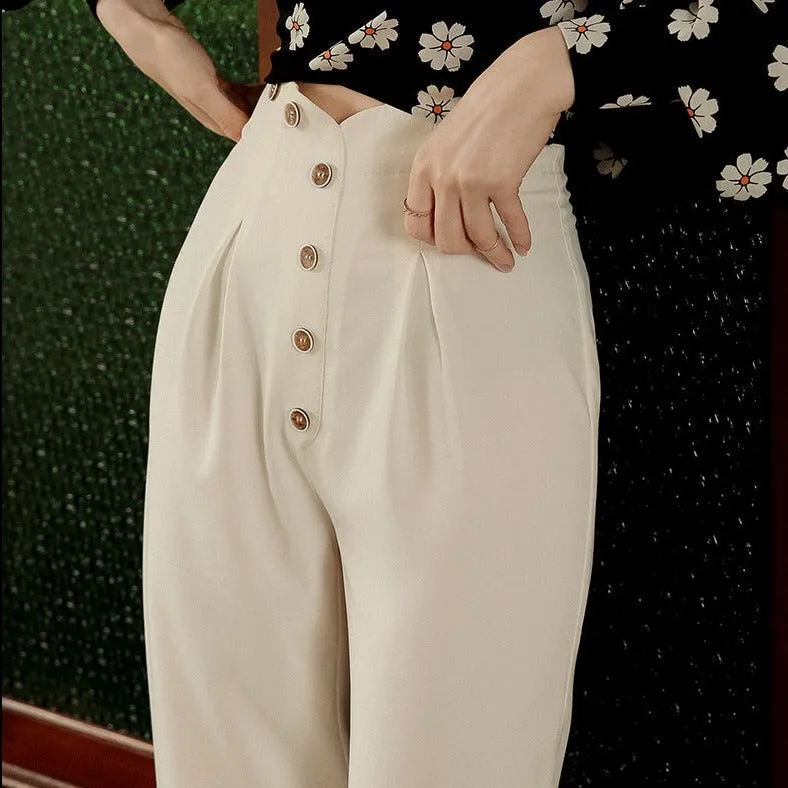 Pantalon Fluide Taille Haute | Emi