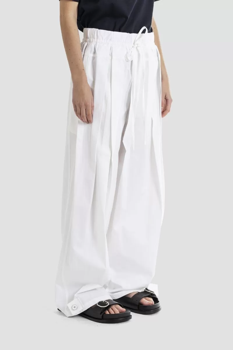 Pantalon large en coton