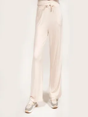 Pantalon large Femme Beige - Beige