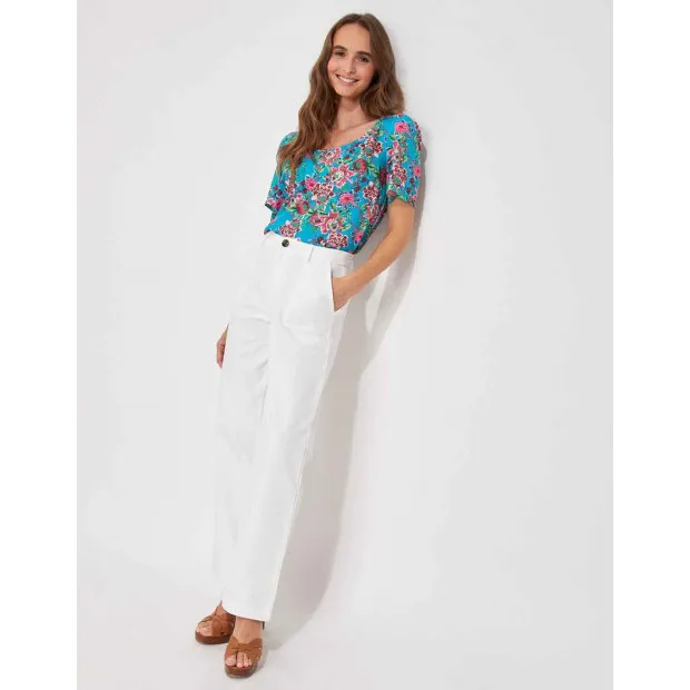 pantalon line blanc