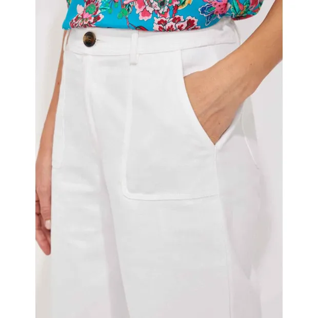 pantalon line blanc