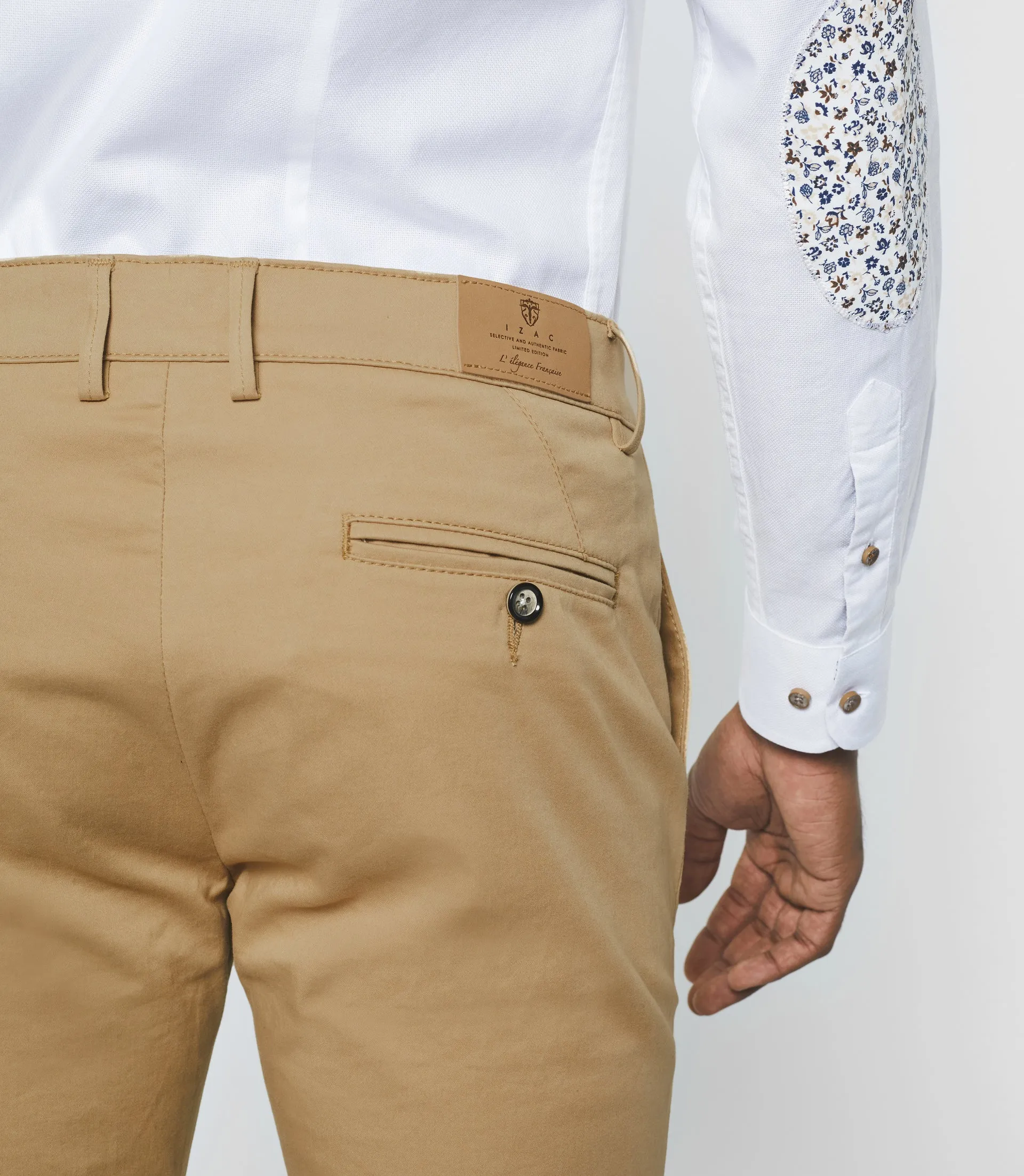 Pantalon satin beige Panama 2