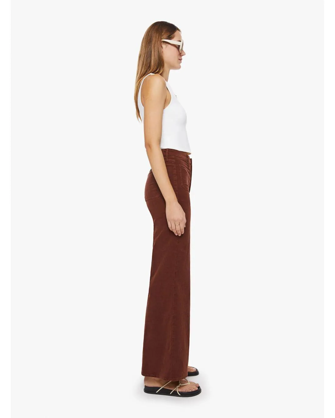 PANTALON THE PATCH POCKET ROLLER - Mother | Chez Maman Rouen