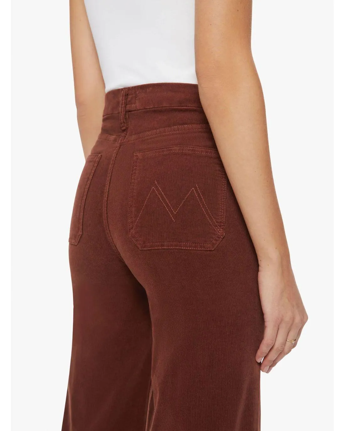 PANTALON THE PATCH POCKET ROLLER - Mother | Chez Maman Rouen
