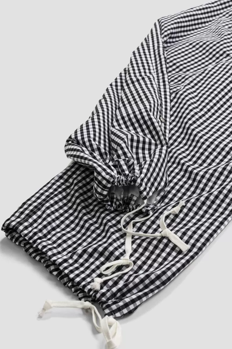 Pantalon vichy noir et blanc