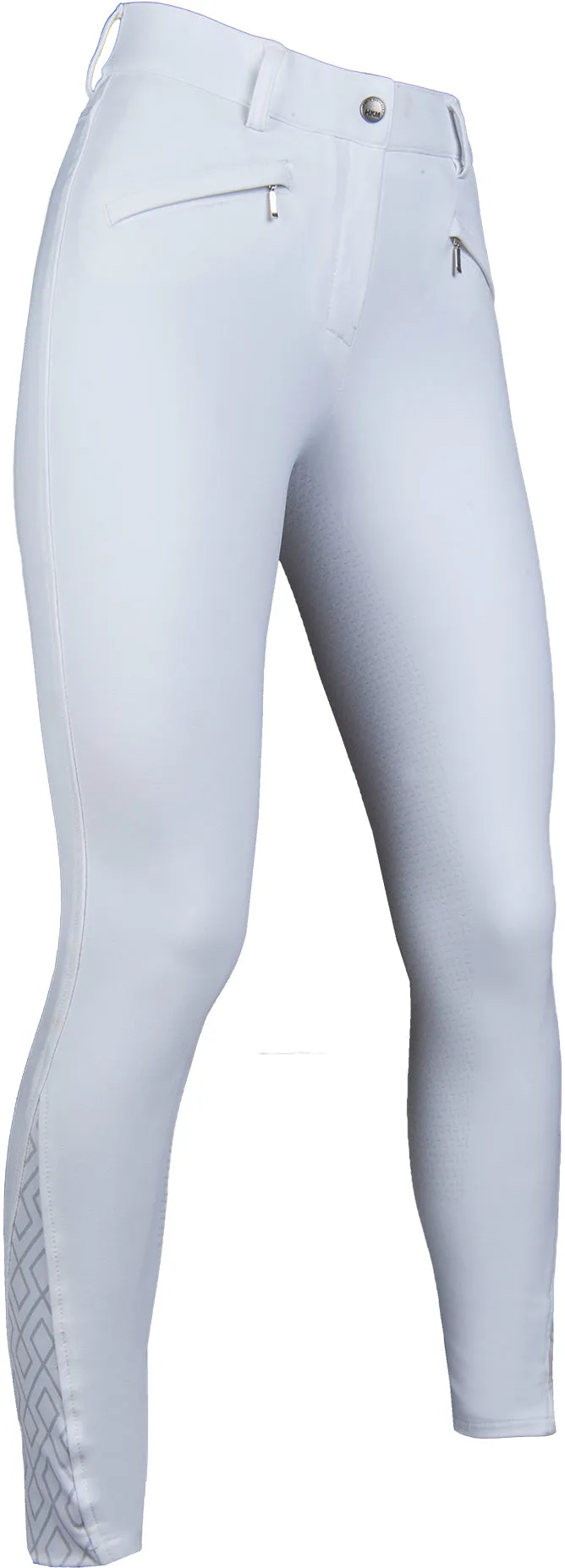 Pantalon équitation femme HKM Della Sera Competition full grip