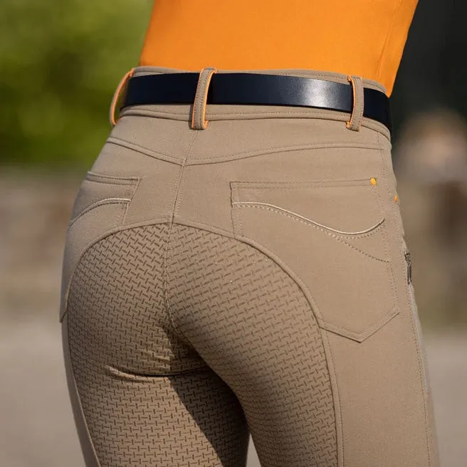Pantalon équitation femme HKM Lyon full grip