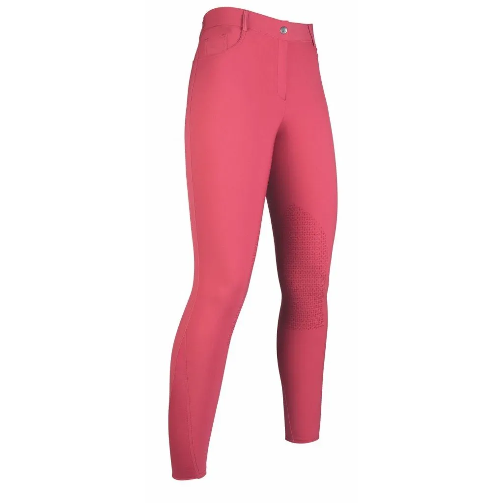 Pantalon équitation femme HKM Sunshine basanes grip