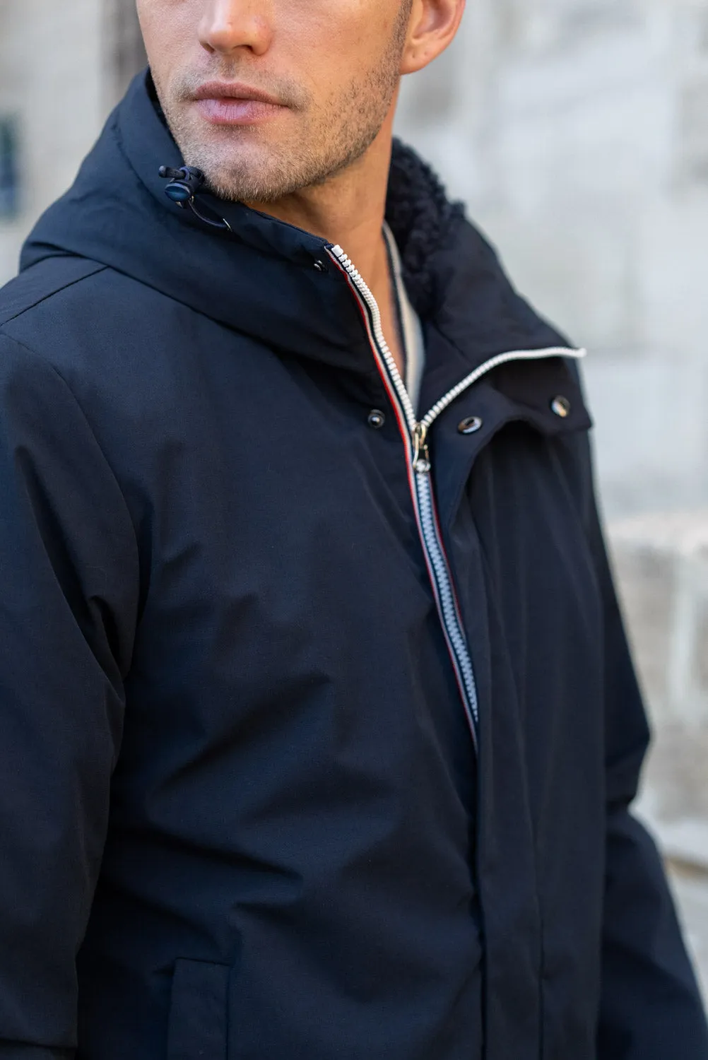 Parka longue doublure mouton