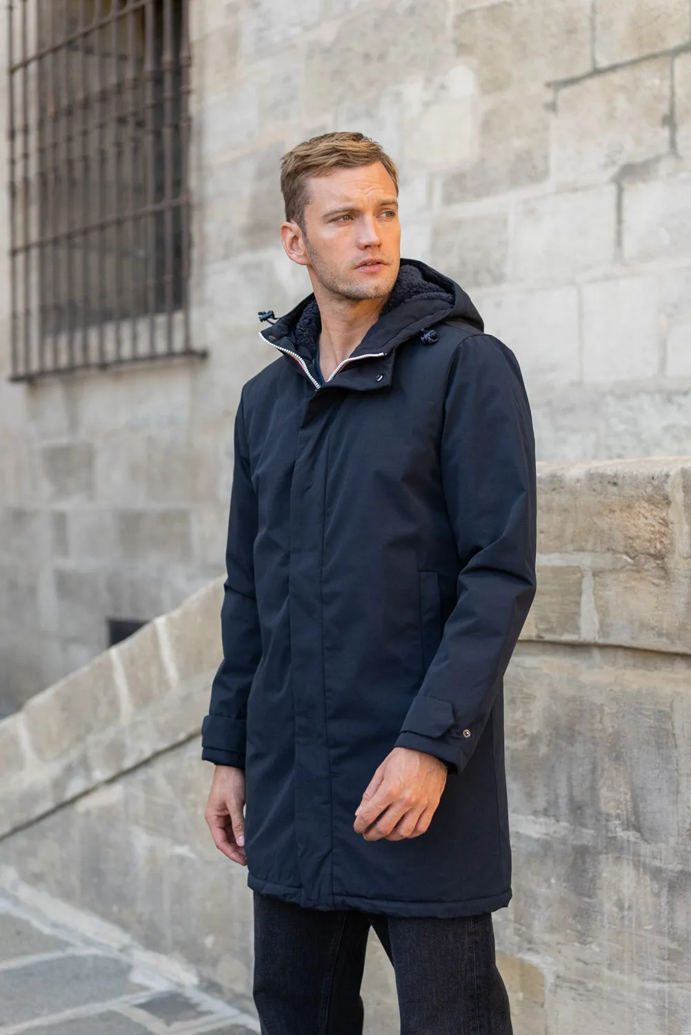Parka longue doublure mouton