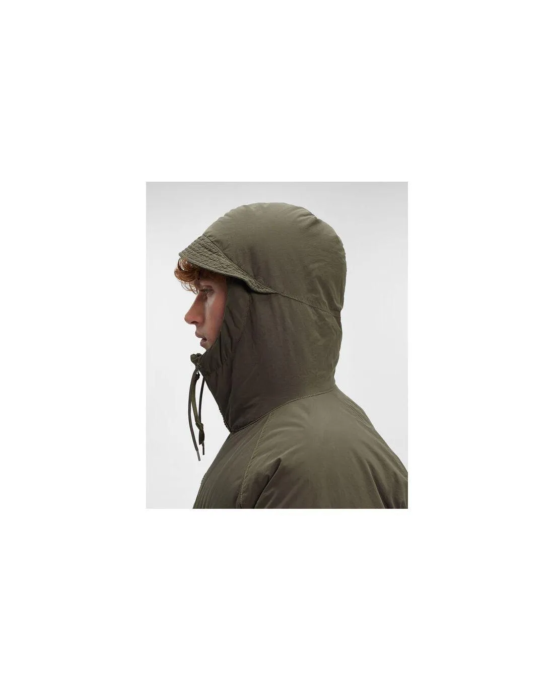Parka mi-longue FLATT NYLON HOODED DOWN IVY GREEN - CP Company | Chez Maman Rouen