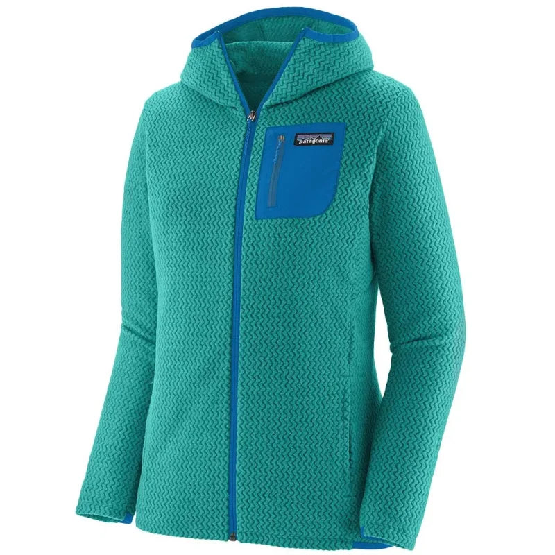 PATAGONIA R1 Air Full-Zip Hoody W /subtidal bleu 2024 Veste Thermique Duvet Technique Polaire