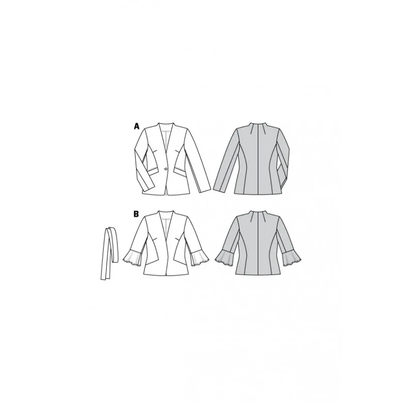 Patron veste blazer Femme - Burda n°6100
