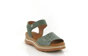 Paula urban nu pieds et sandales 24 523 kaki