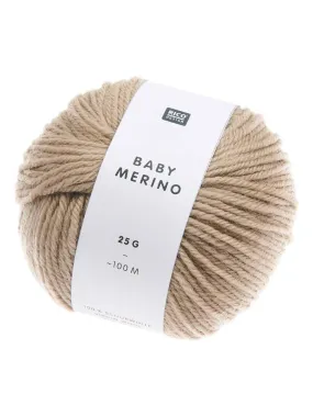 Pelote laine mérinos 100 m - Beige - N/A