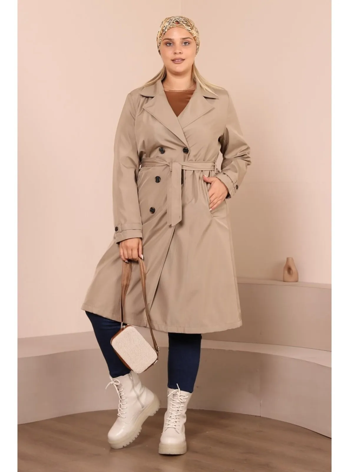 Plus Size Trench coat