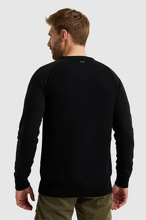 PME Legend Pull Knit Sweat Noir PKW2409323-9139 commander en