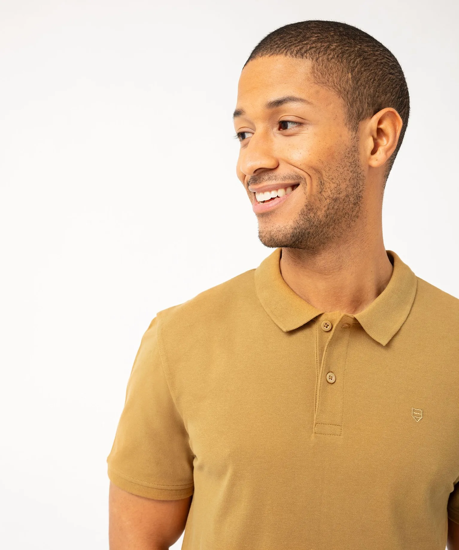 polo a manches courtes en maille piquee homme beige polos