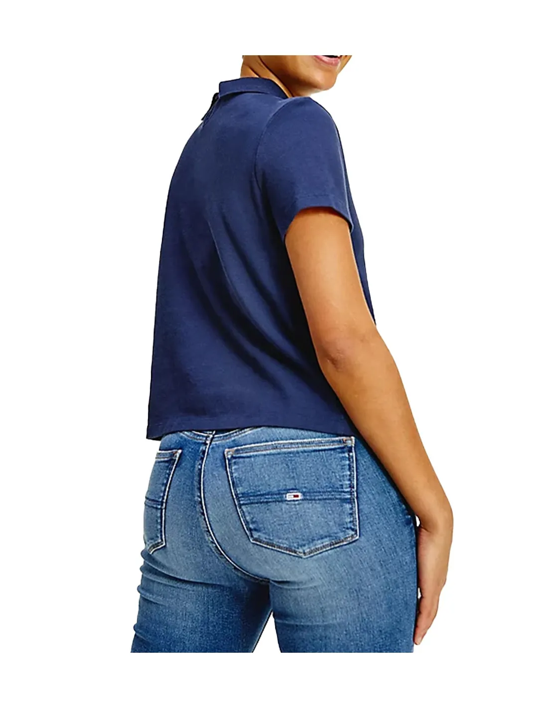 Polo Femmes Tommy Jeans ref 53118 Marine
