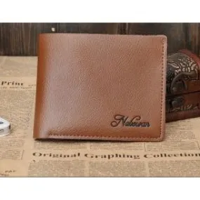 Porte feuille cuir de vachette marron 2 coloris pour homme