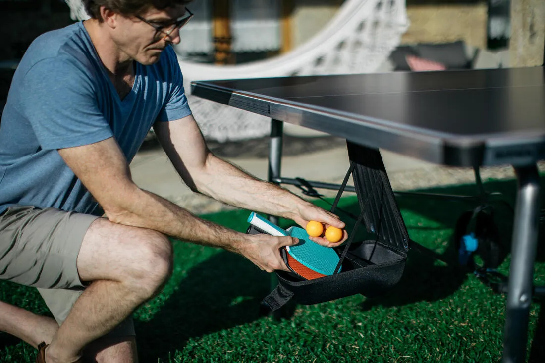 PORTE RAQUETTES AMOVIBLE POUR TABLE DE PING PONG NOIRE