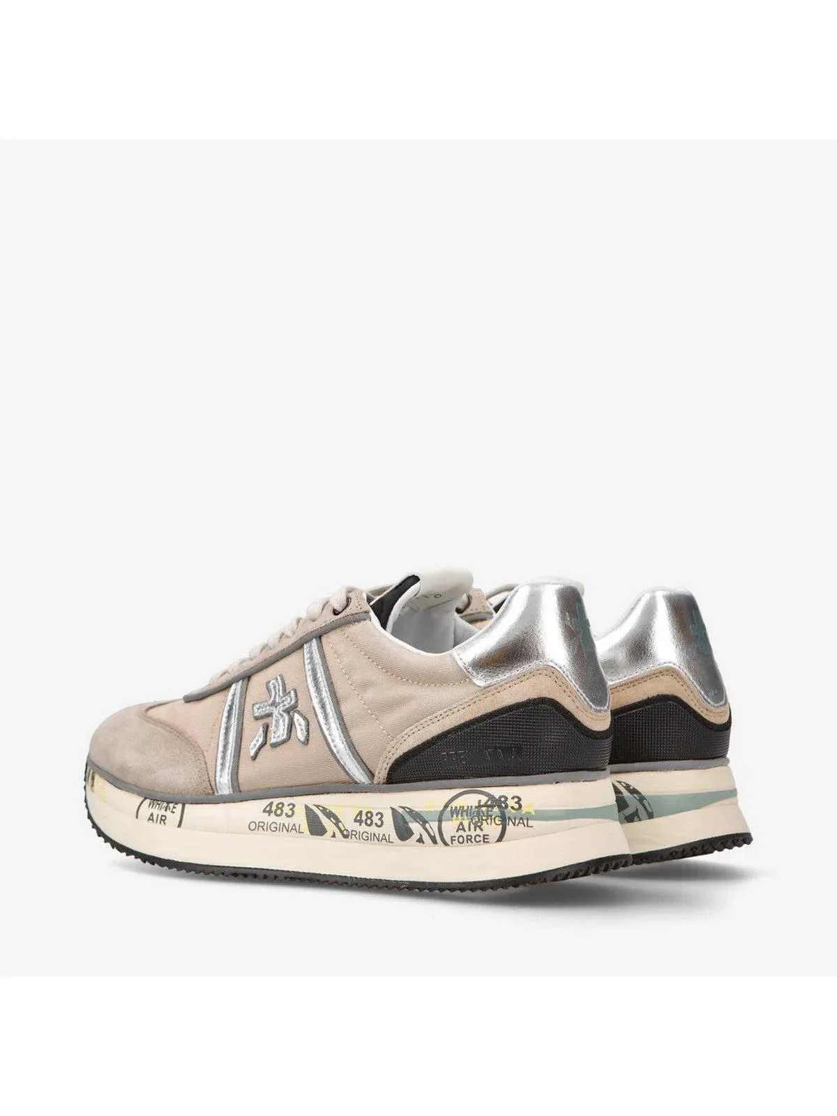 PREMIATA Baskets Femme CONNY VAR 6491 Gris