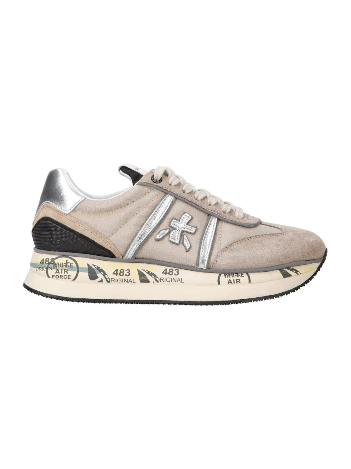 PREMIATA Baskets Femme CONNY VAR 6491 Gris