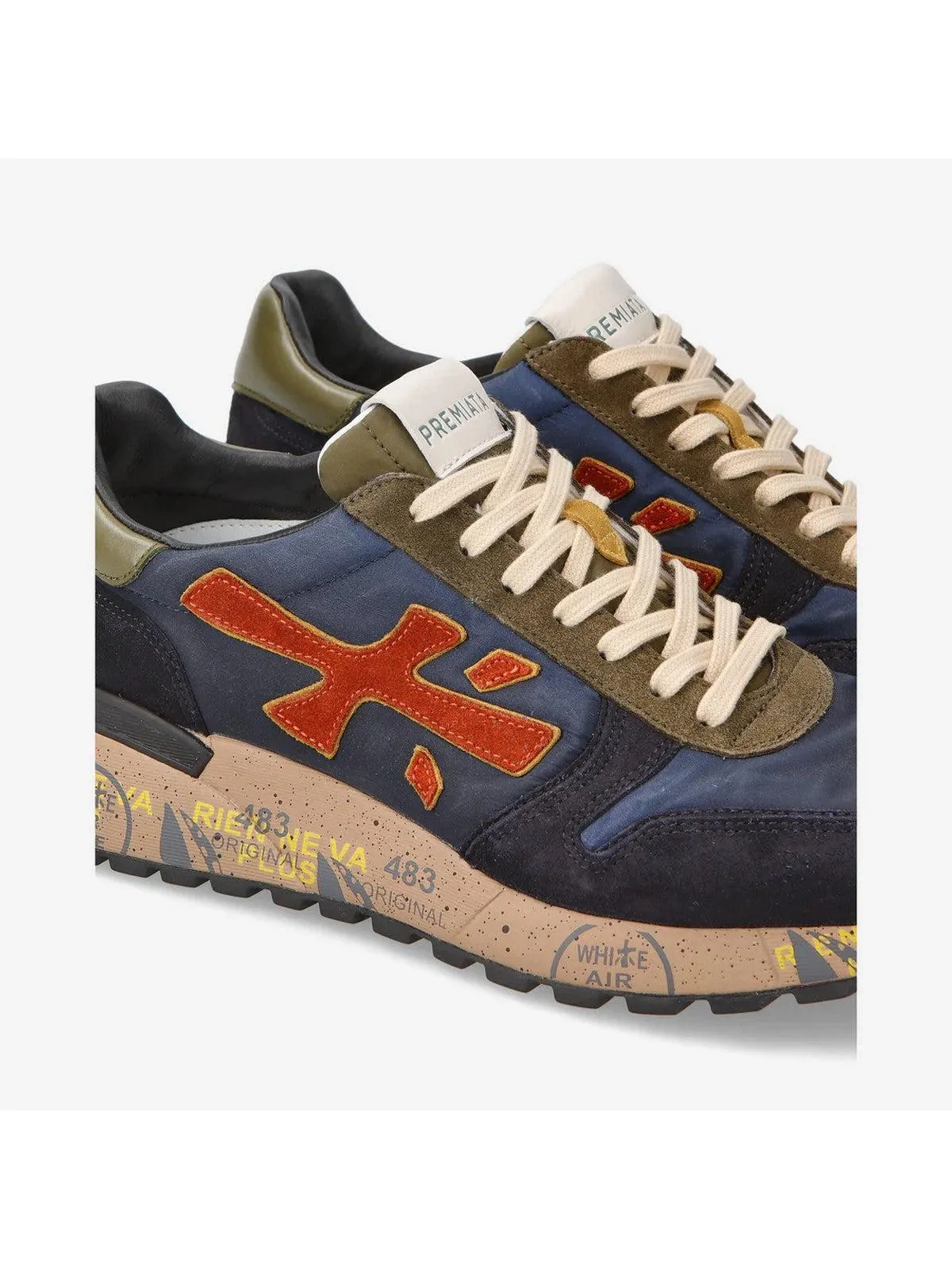PREMIATA Baskets Homme MICK VAR 6419 Bleu