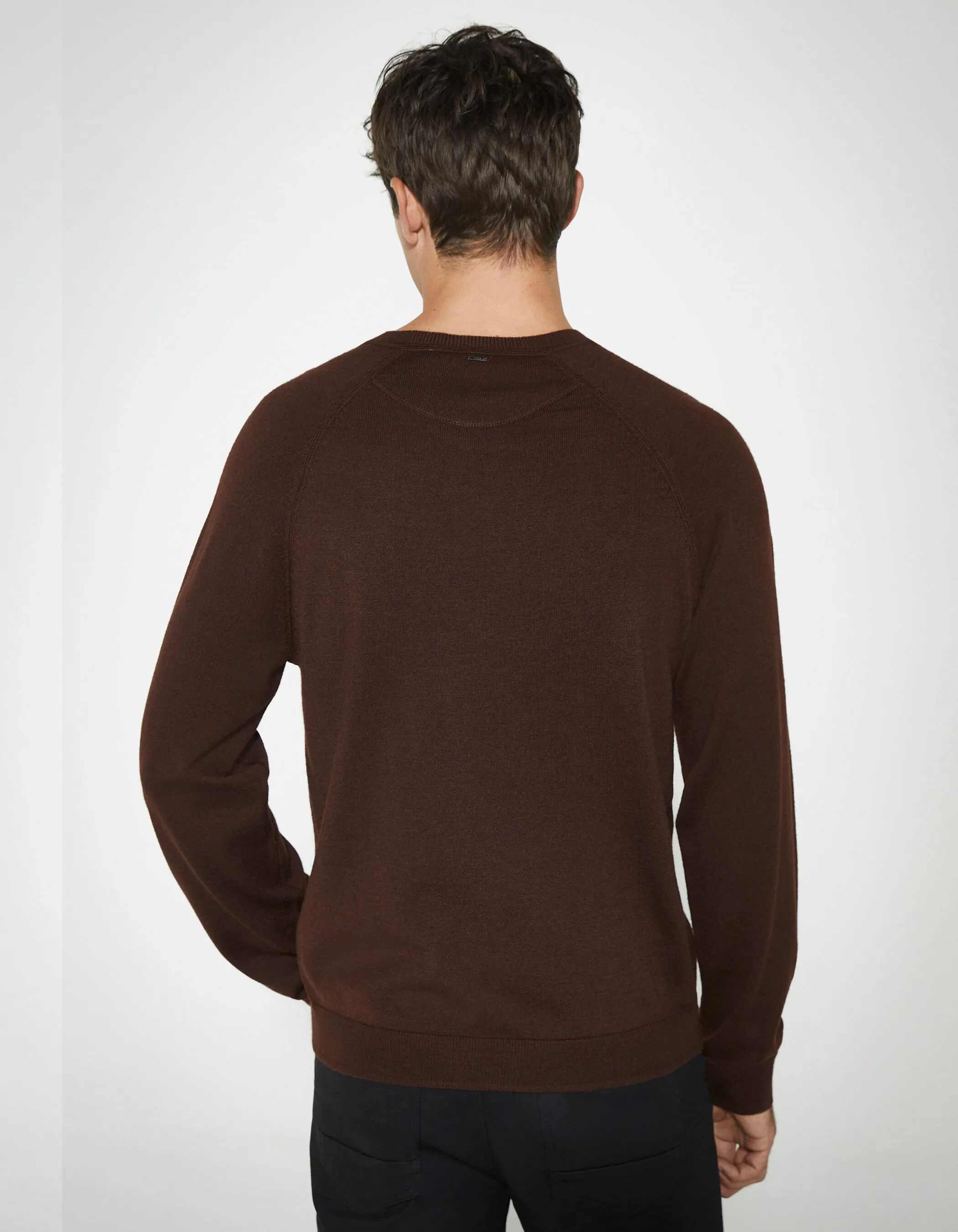 Pull bordeaux tricot DRY FAST Homme