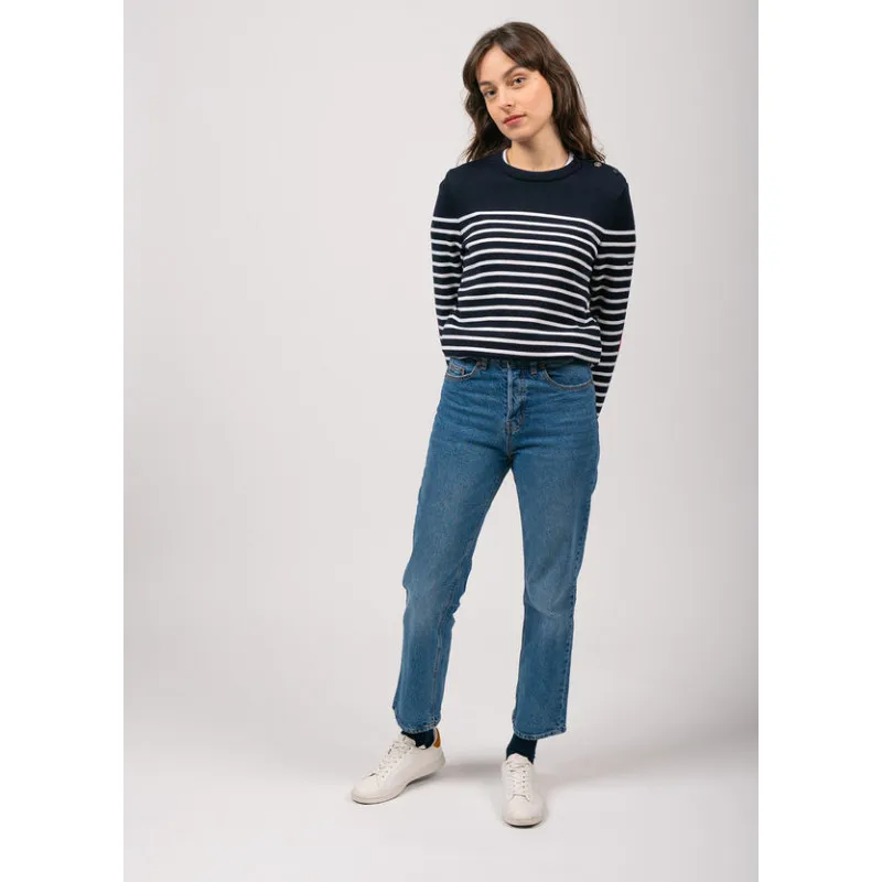 Pull Bregancon rayé femme Saint James