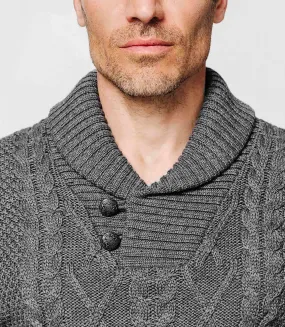 Pull col chle gris