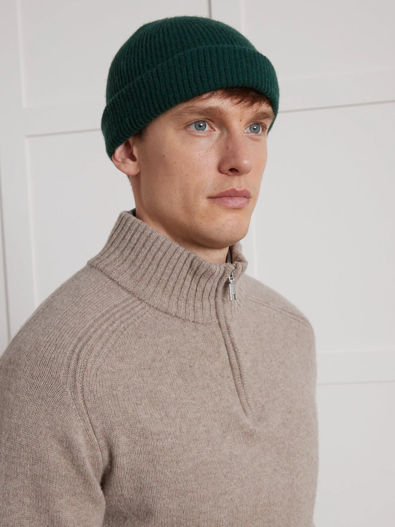 Pull col montant zippé Homme