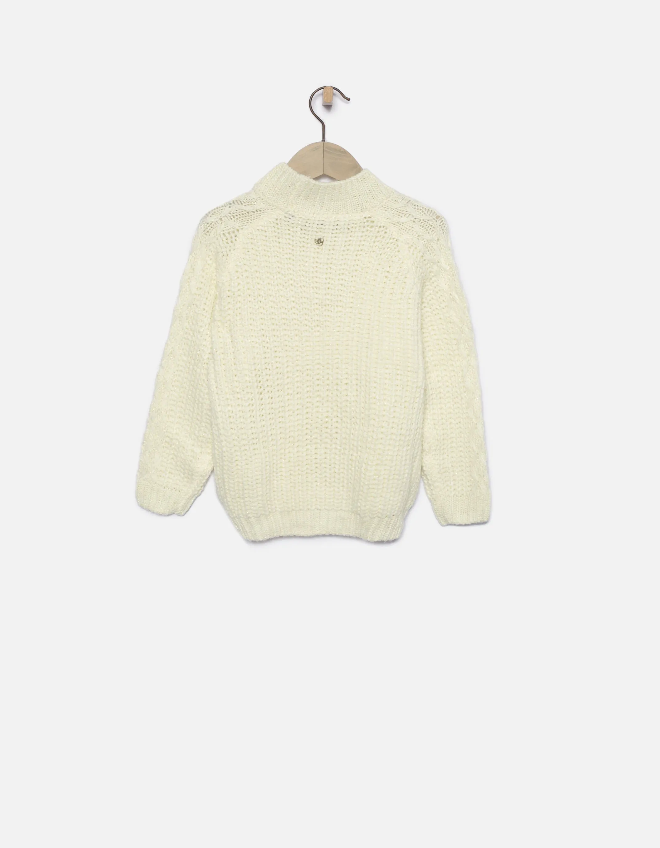Pull col roulé fille